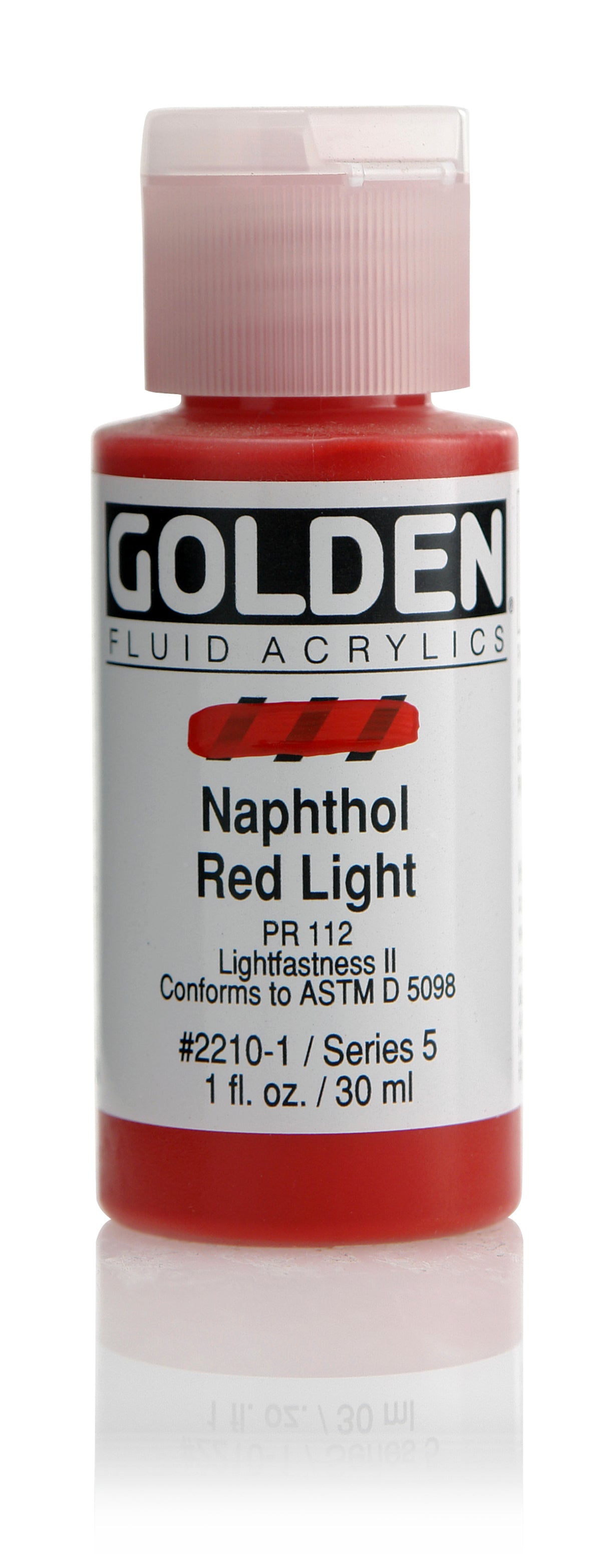 Fluid Acrylic Paint Napt Red Lt. 1Oz Arts & Crafts AD-18450_0606a94d-70f1-44af-aab8-abc8ae15e247