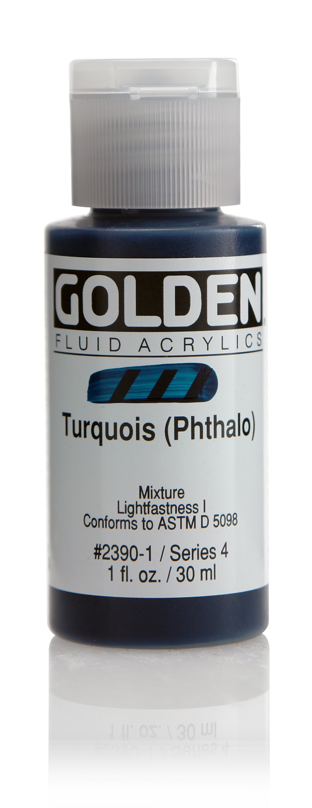 Fluid Acrylic Paint Turquois(Pth.) 1Oz Arts & Crafts AD-18476_1f436802-5400-425a-a34a-f9007364bff5