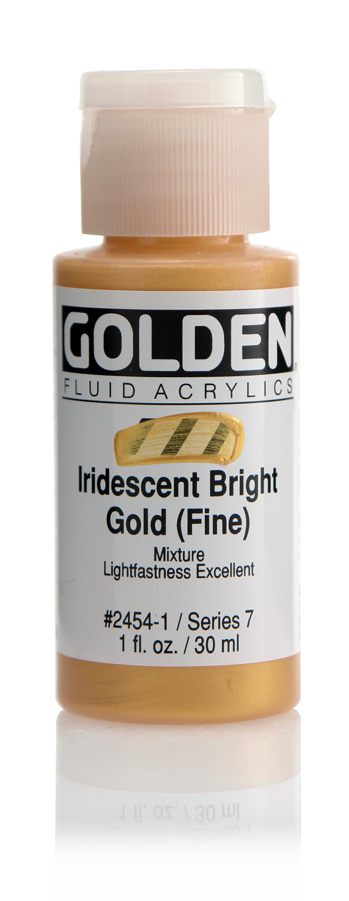 Fluid Acrylic Paint Iridescent Brt Gold 1Oz Arts & Crafts AD-18501_e885985c-2268-475e-b4b5-f31b928860a1
