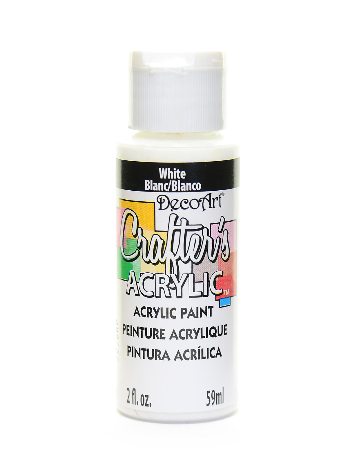 White 2Oz Crafter Acrylic Crafters Arts & Crafts AD-18956_c76e7ade-0330-4ad9-b42e-93fa3d3cae5e