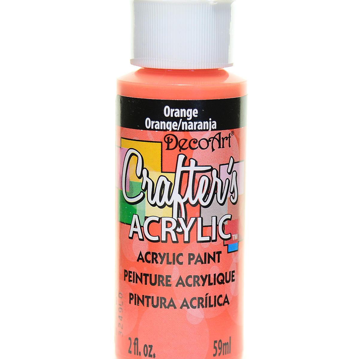 2Oz Orange Crafter Acrylic Paint Arts & Crafts AD-18964_1018cb2f-c9ce-42a3-a684-3234a251b810
