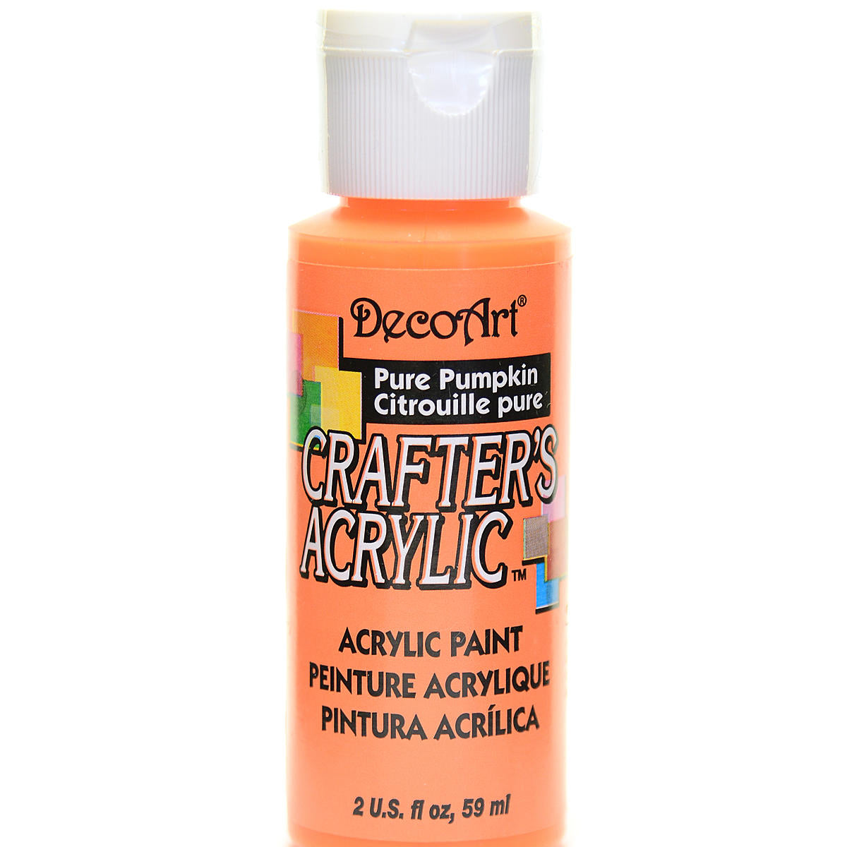 2Oz Pure Pumpkin Crafter Acrylic Paint Arts & Crafts AD-18965_d21a131f-e7cf-4183-9d1e-52ff1d4c5a3f