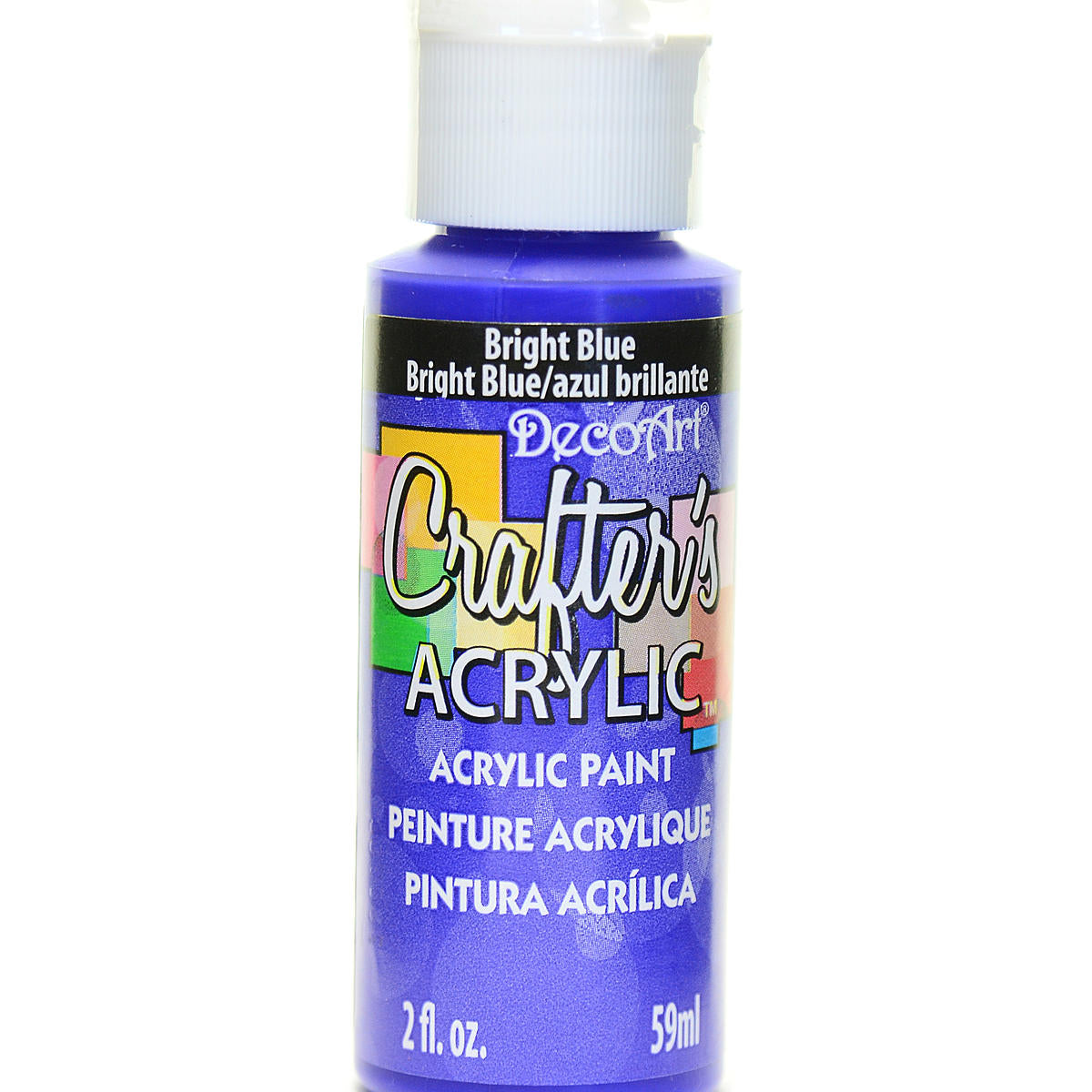 2Oz Bright Blue Crafter Acrylic Paint Arts & Crafts AD-18967_d810a728-66a7-4703-87cd-a5ca9521692f
