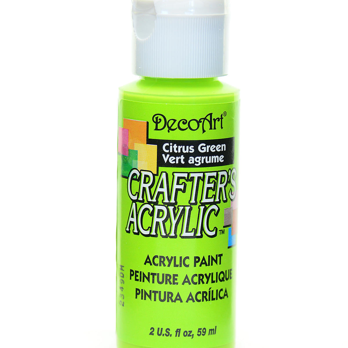 2Oz Citrus Gree Crafter Acrylic Paint Arts & Crafts AD-18969_5385d41b-0e2a-4585-8623-903e379ebf03