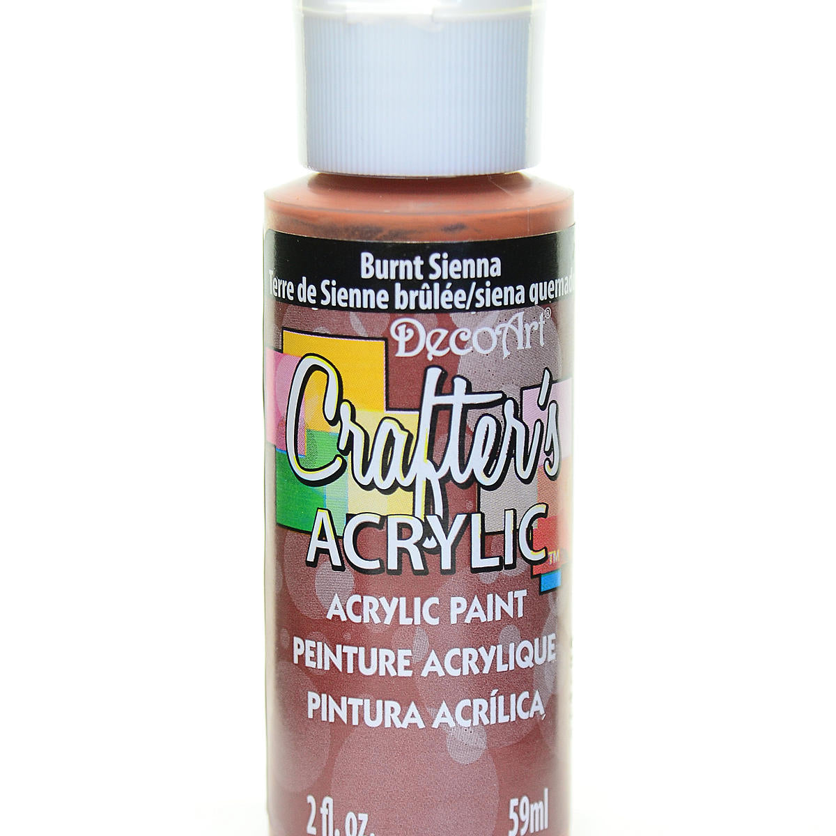 2Oz Burnt Sienna Crafter Acrylic Paint Arts & Crafts AD-18972_a923257c-f584-476b-ba9d-8bcbcbe091e6