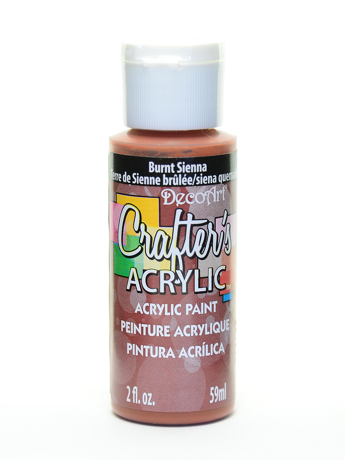 2Oz Burnt Sienna Crafter Acrylic Paint Arts & Crafts AD-18972_a923257c-f584-476b-ba9d-8bcbcbe091e6