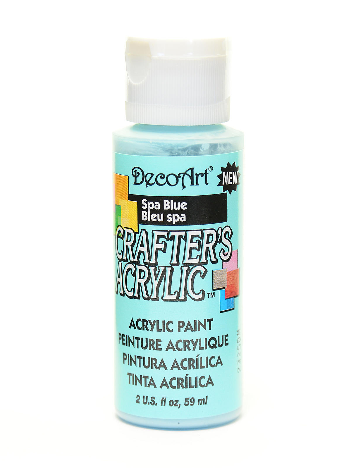 2Oz Spa Blue Crafter Acrylic Paint Arts & Crafts AD-18975_dfb6ea53-146a-42fd-8ed4-3f916d37c3e7