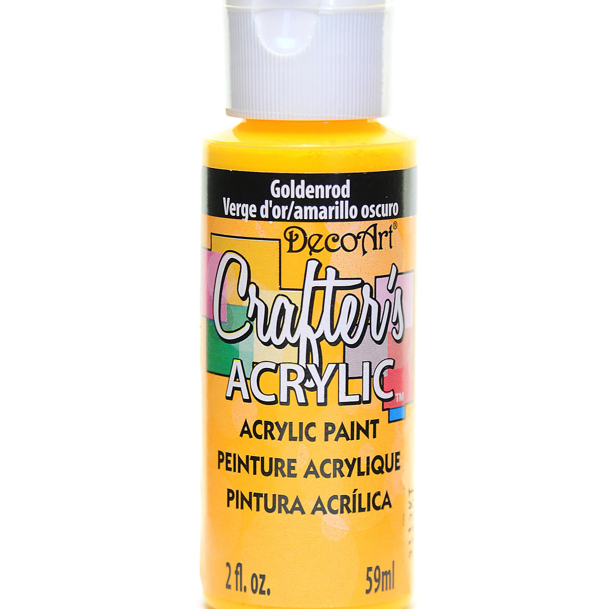 2Oz Goldenrod Crafter Acrylic Paint Arts & Crafts AD-18979