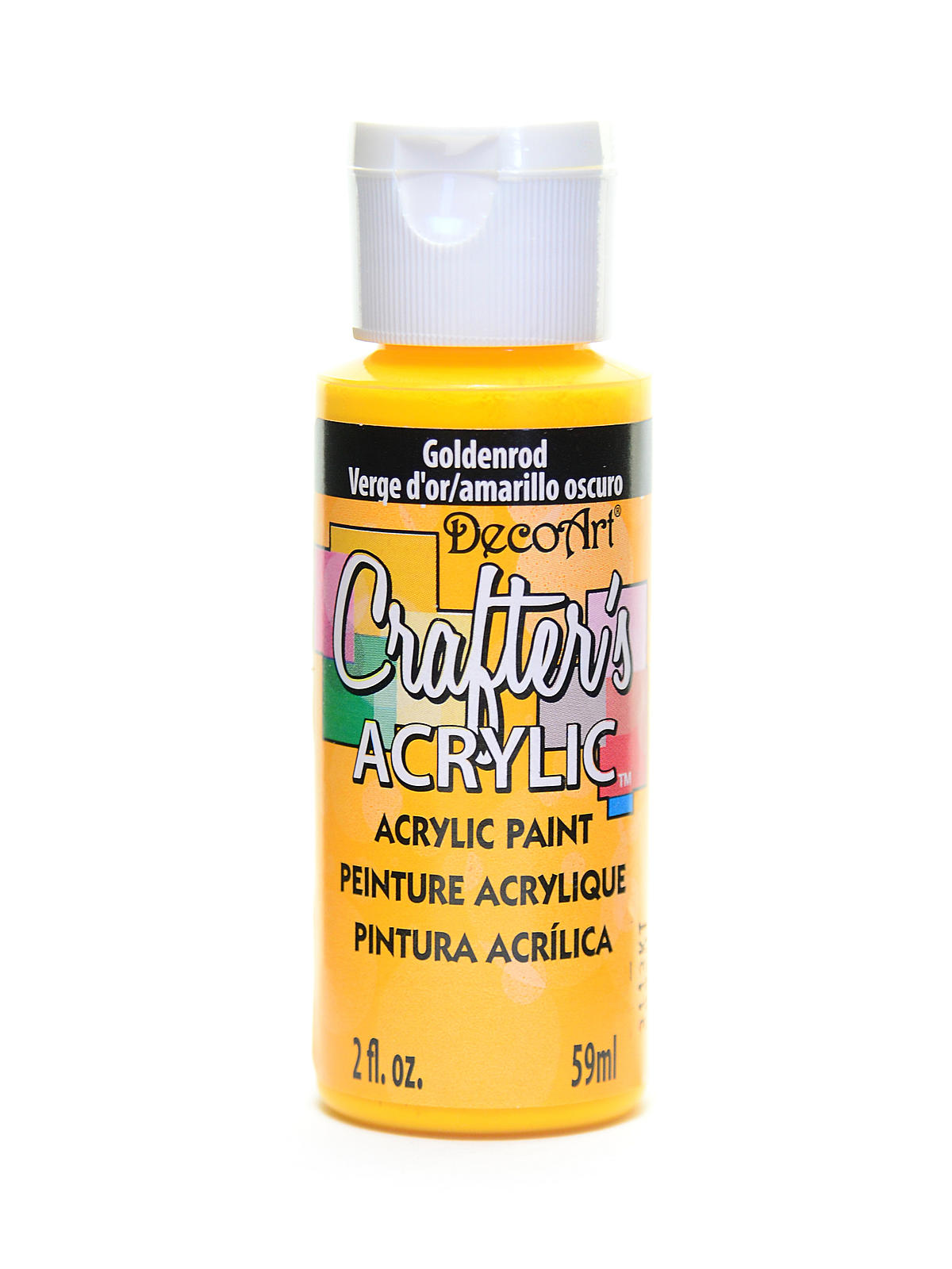 2Oz Goldenrod Crafter Acrylic Paint Arts & Crafts AD-18979