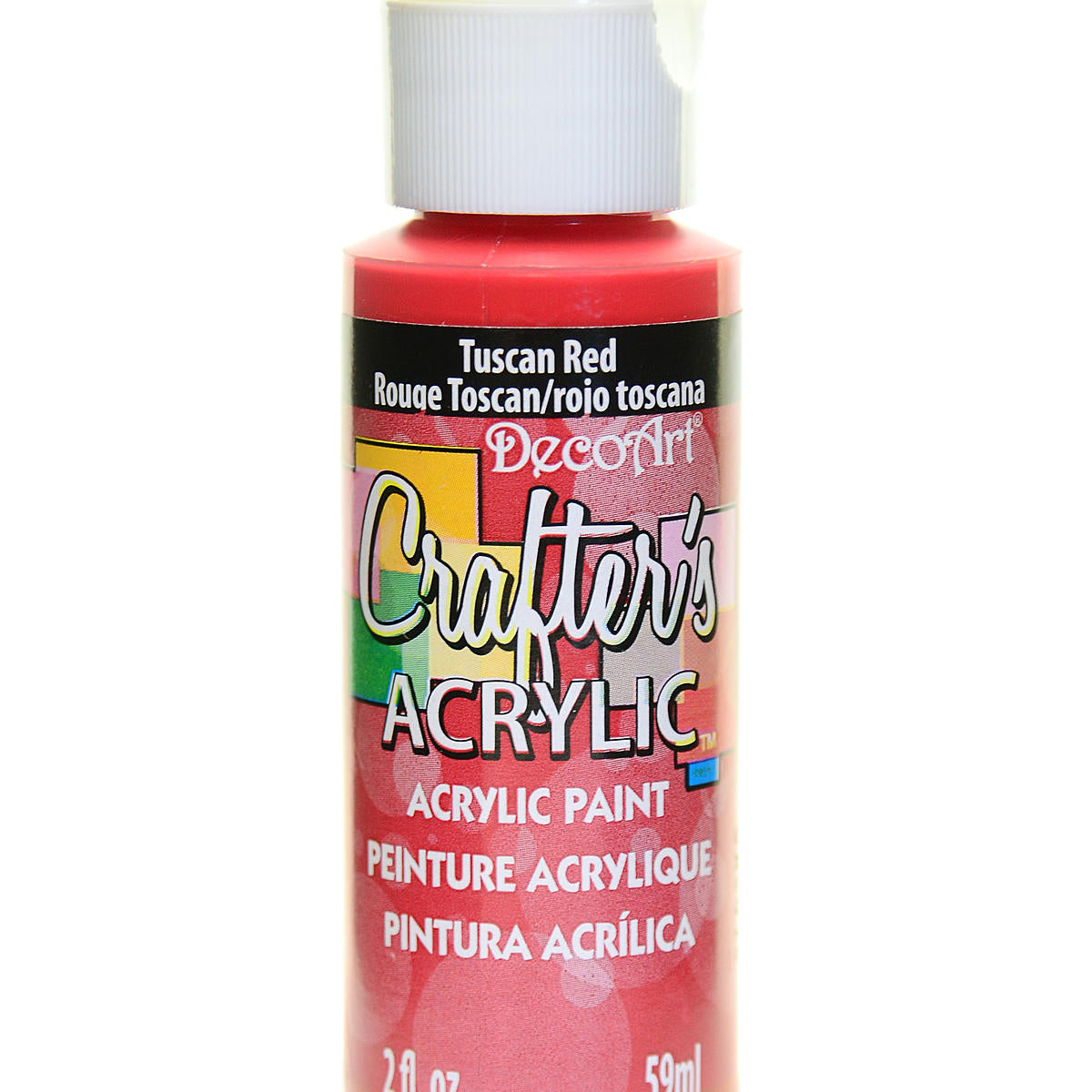 2Oz Tuscan Red Crafter Acrylic Paint Arts & Crafts AD-18989_3e30352e-5b05-44b0-9688-a6fb2a8a82a1