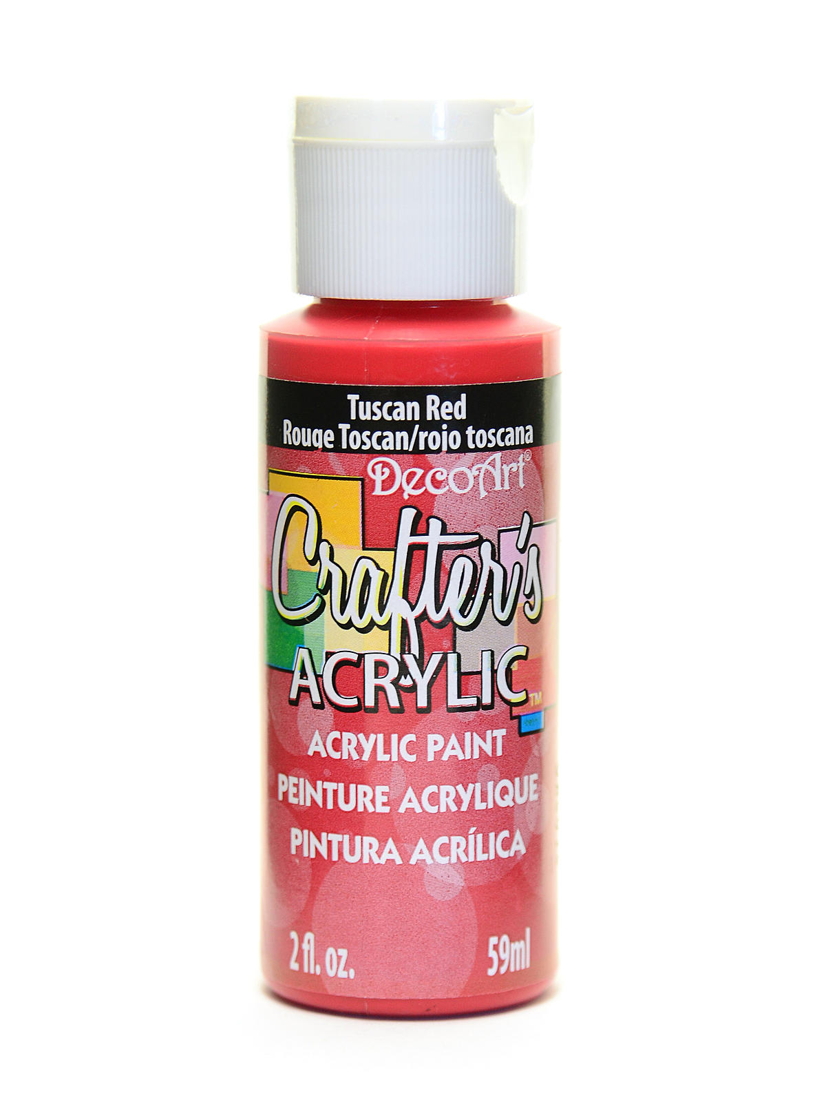 2Oz Tuscan Red Crafter Acrylic Paint Arts & Crafts AD-18989_3e30352e-5b05-44b0-9688-a6fb2a8a82a1