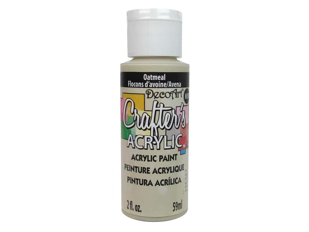 2Oz Oatmeal (New) Crafter Acrylic Paint Arts & Crafts AD-19001_fcf55ce8-222b-46b2-bdf7-980a5542fab2