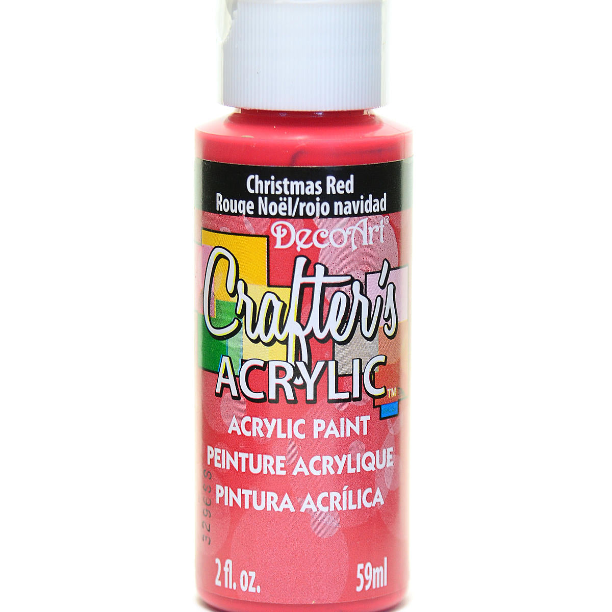 2Oz Christmas Red Crafter Acrylic Paint Arts & Crafts AD-19012