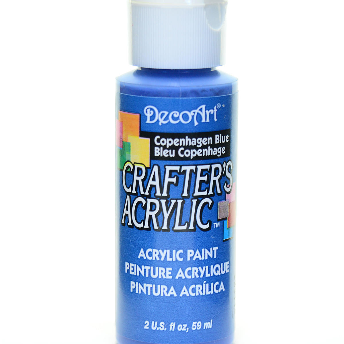 2Oz Copenhagen Blue Crafter Acrylic Paint Arts & Crafts AD-19021_f29e37a2-48cf-430d-8335-8f2044178d24