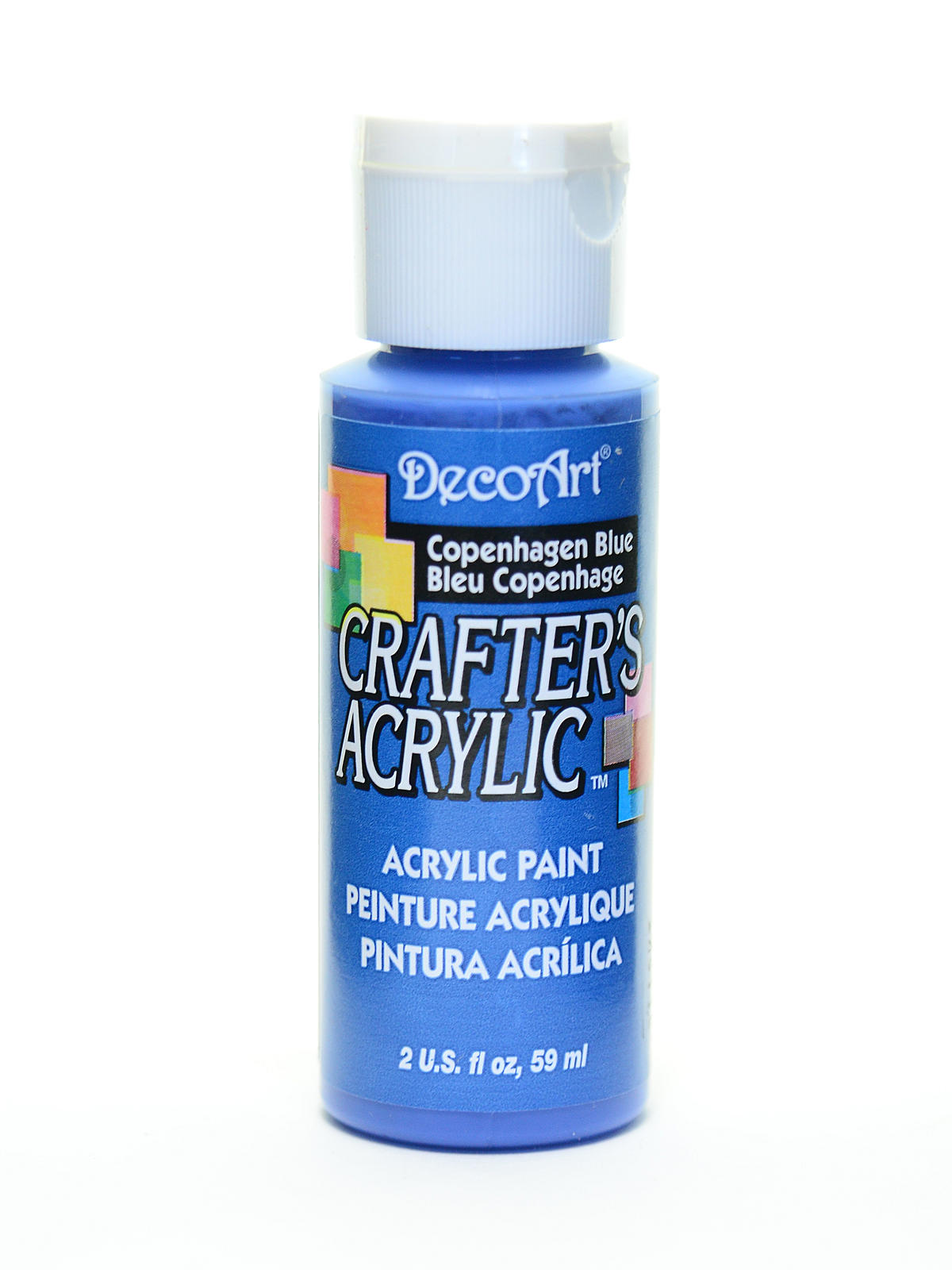 2Oz Copenhagen Blue Crafter Acrylic Paint Arts & Crafts AD-19021_f29e37a2-48cf-430d-8335-8f2044178d24