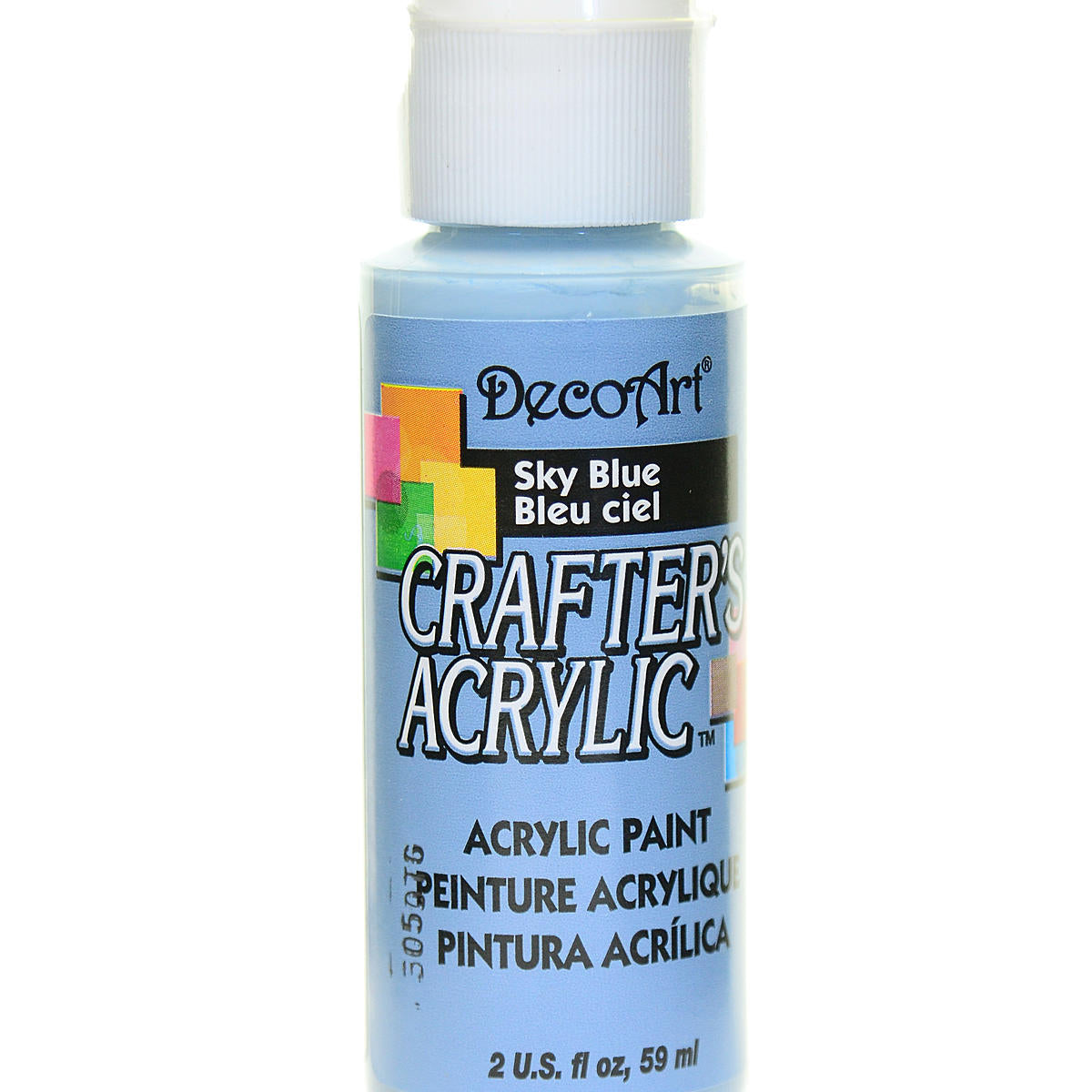 2Oz Sky Blue Crafter Acrylic Paint Arts & Crafts AD-19022_9ca68162-5cbf-4f7c-8dd9-ef8692df0e1b