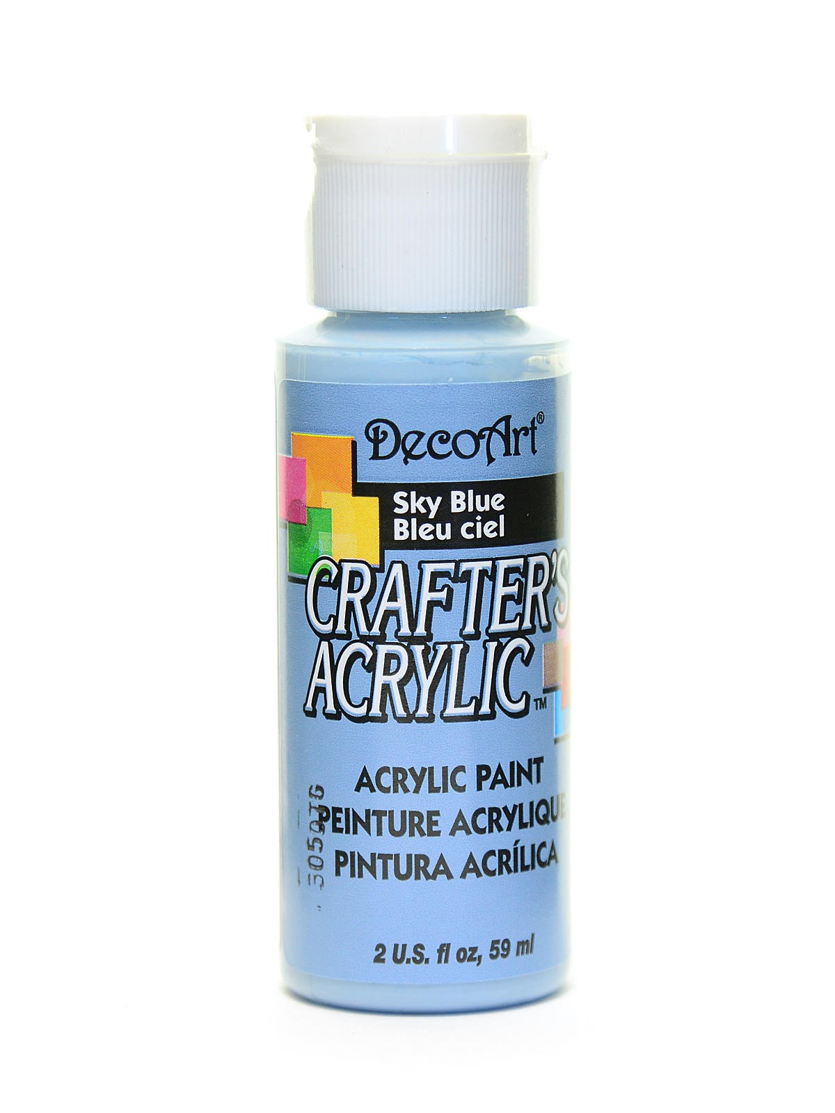 2Oz Sky Blue Crafter Acrylic Paint Arts & Crafts AD-19022_9ca68162-5cbf-4f7c-8dd9-ef8692df0e1b