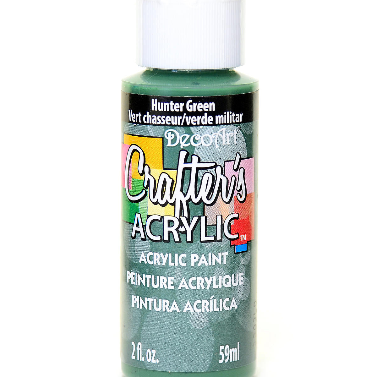 2Oz Hunter Green Crafter Acrylic Paint Arts & Crafts AD-19026_88cd6d43-9103-4060-8d9e-ae6d47a1768d