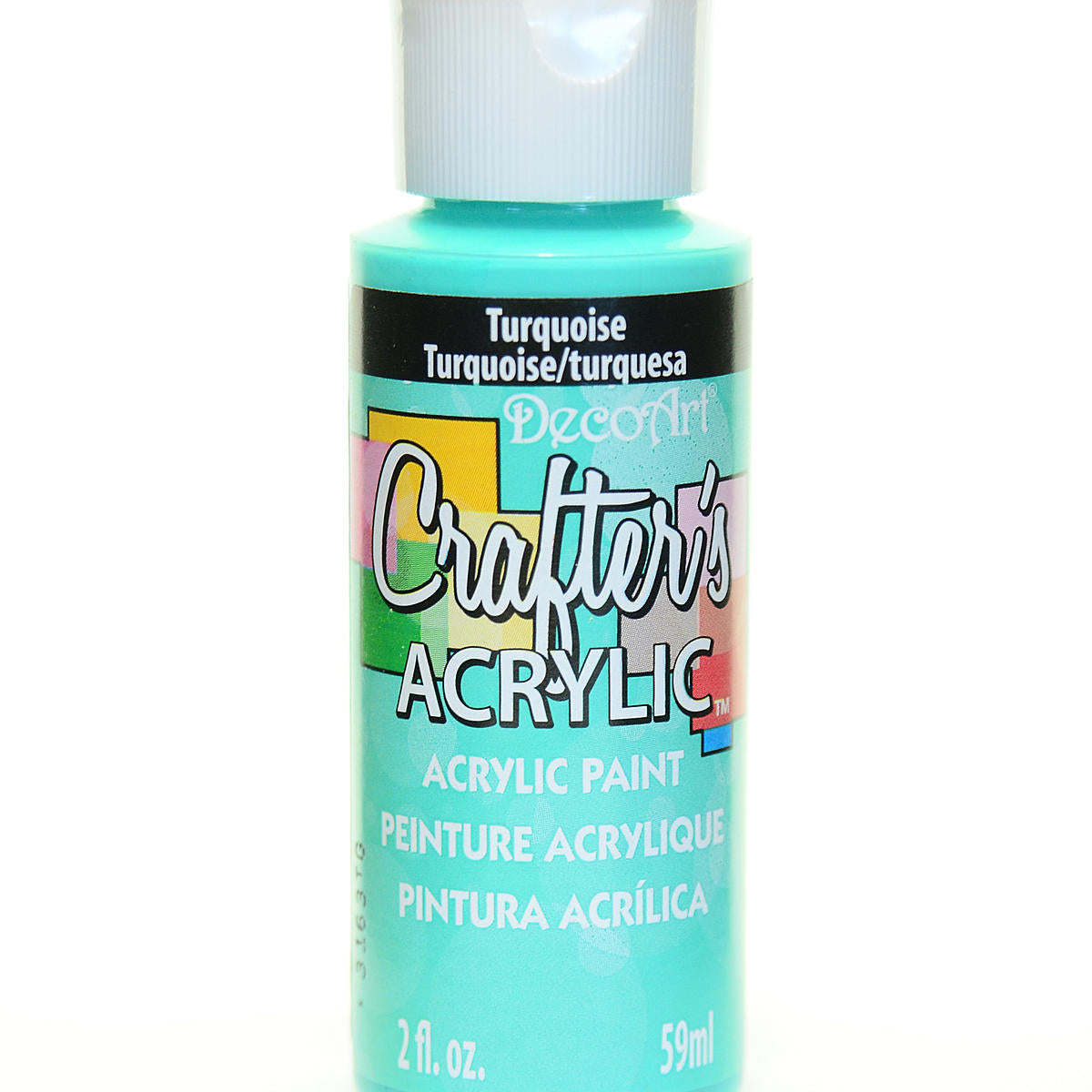 2Oz Turquoise Crafter Acrylic Paint Arts & Crafts AD-19027_344498ac-9027-4cd4-b6e8-d13fe9b47f08
