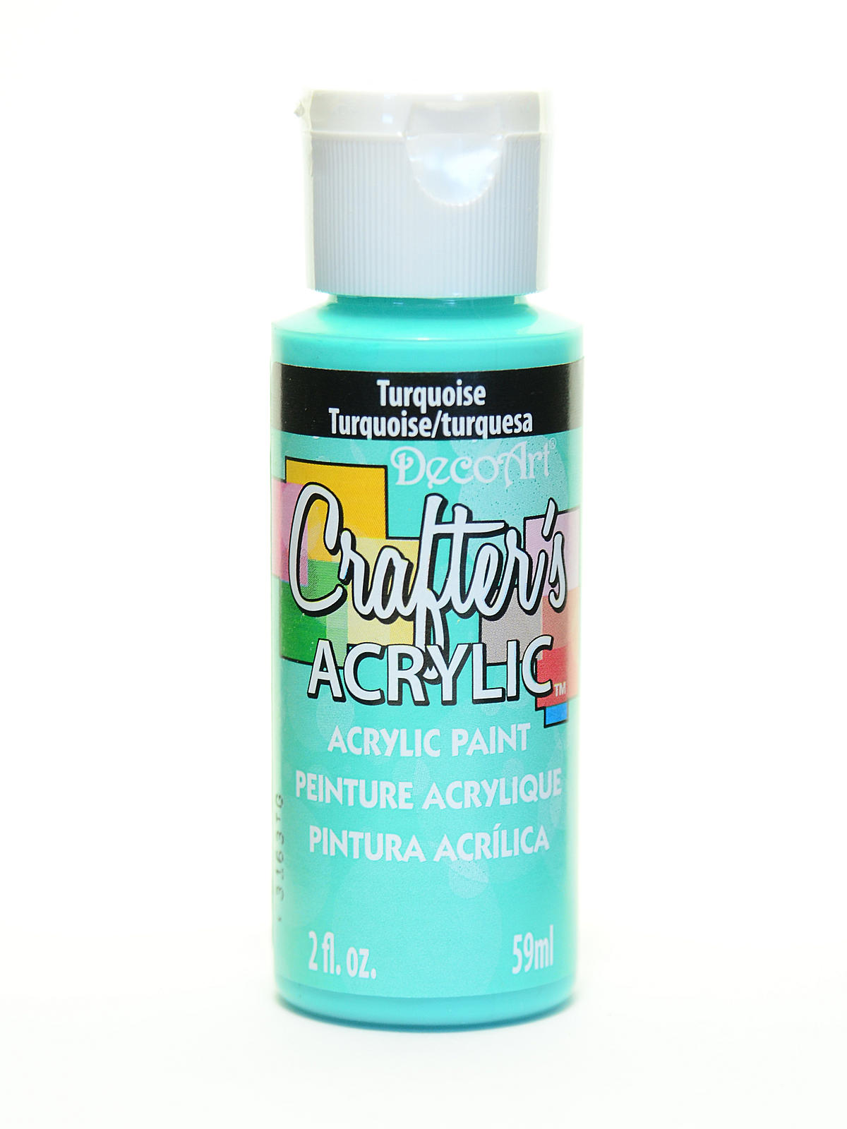 2Oz Turquoise Crafter Acrylic Paint Arts & Crafts AD-19027_344498ac-9027-4cd4-b6e8-d13fe9b47f08