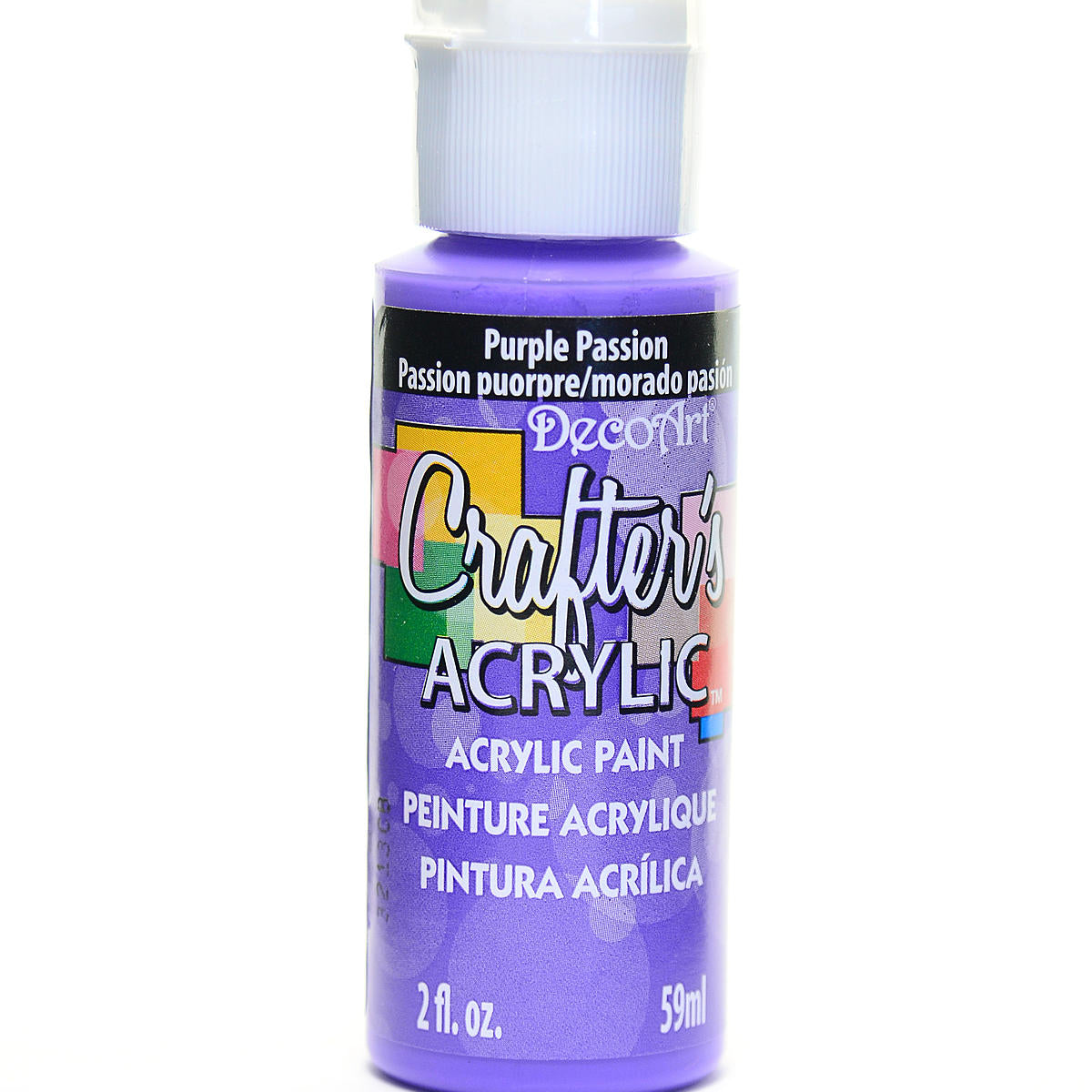 2Oz Purple Passion Crafter Acrylic Paint Arts & Crafts AD-19046_8abb2ed6-1da5-44aa-98c5-008b254a0bb7