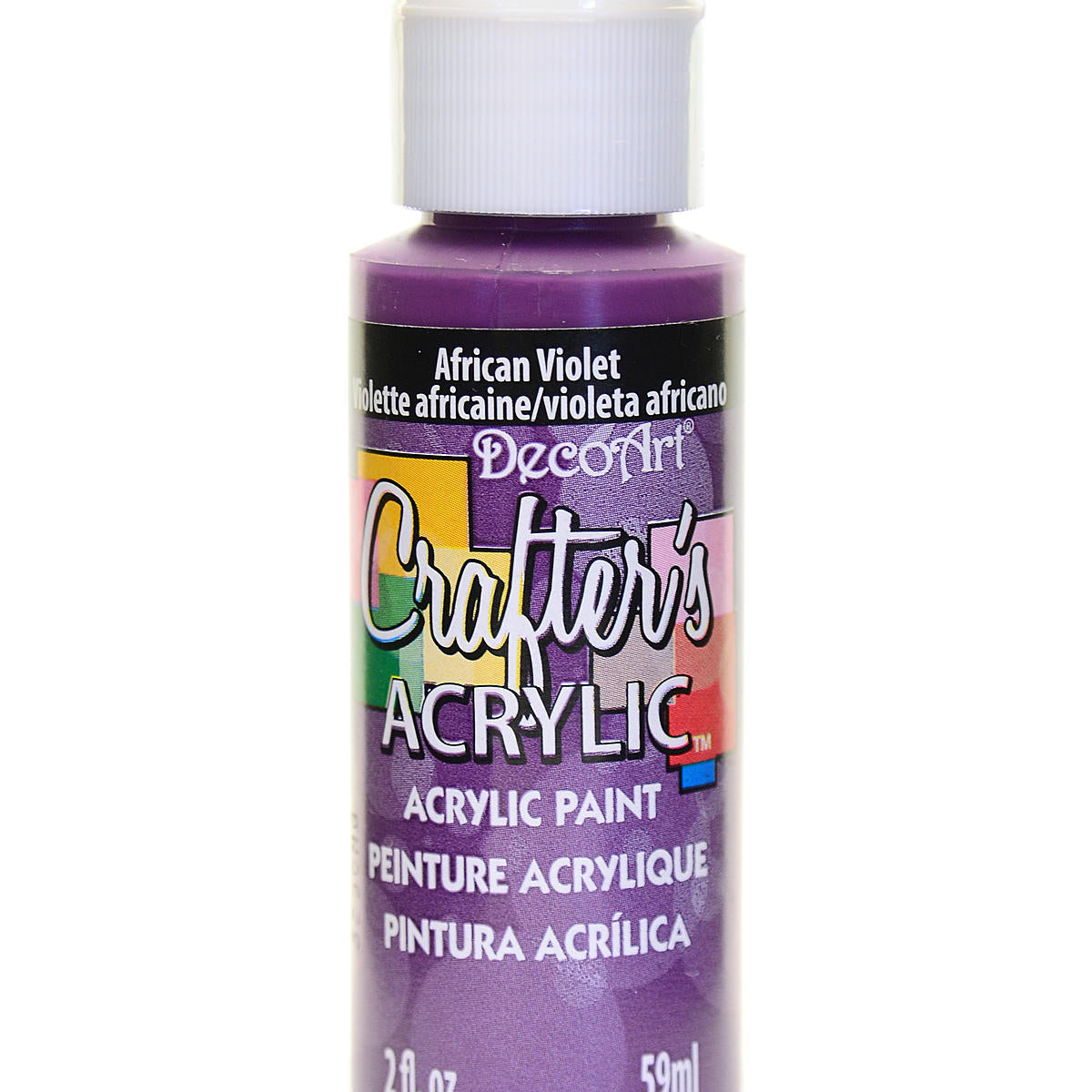 2Oz African Violet Crafter Acrylic Paint Arts & Crafts AD-19048_49ada331-e0fa-4a91-9101-442c4cd32a17