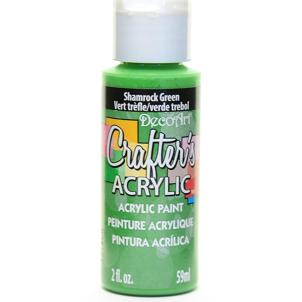2Oz Shamrock Green Crafter Acrylic Paint Arts & Crafts AD-19053_e7abf525-efdf-4dcc-b1d2-1ce0364f2804