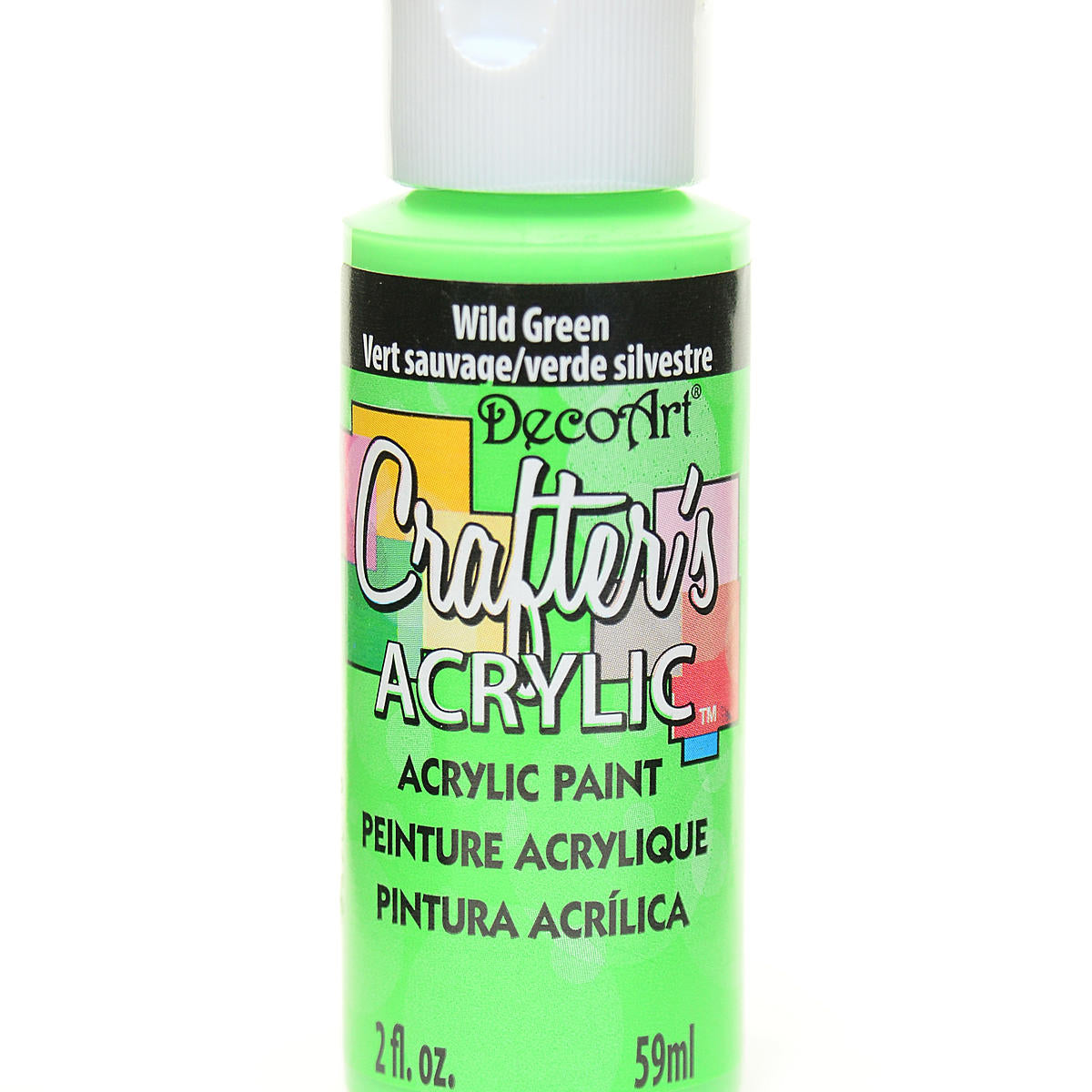 2Oz Wild Green Crafter Acrylic Paint Arts & Crafts AD-19054_b4748aa5-d10a-45cf-be0f-c5b5189dbc3e