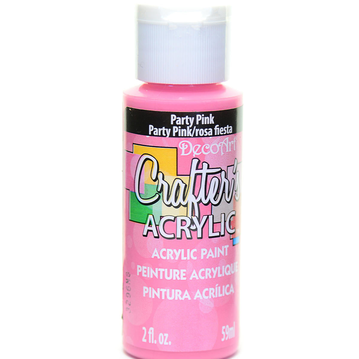 2Oz Party Pnk Crafter Acrylic Paint Arts & Crafts AD-19063