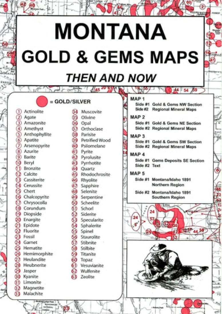 Idaho Gold & Gems Maps AD-19472