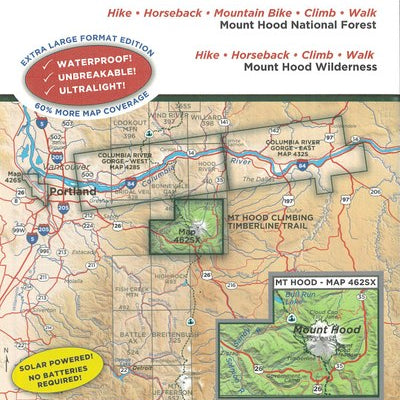 Gt Mount Hood Wilderness - 462Sx, Wa Green Trails Map AD-19606_63d7fd01-255c-4efb-9afa-7418085e3350