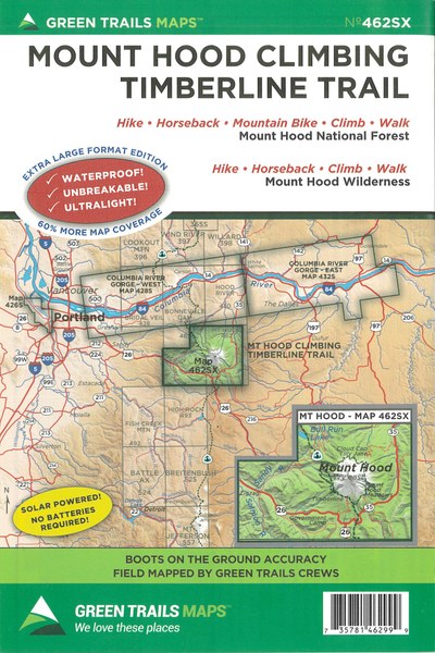 Gt Mount Hood Wilderness - 462Sx, Wa Green Trails Map AD-19606_63d7fd01-255c-4efb-9afa-7418085e3350