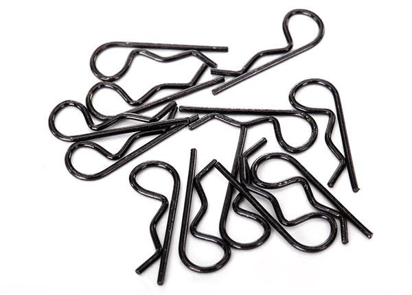 Traxxas Body Clips Black (Standard Size) (12) Tra1834A AD-19666_675b0d55-a8fc-4ce0-a5db-d92bb767c51b