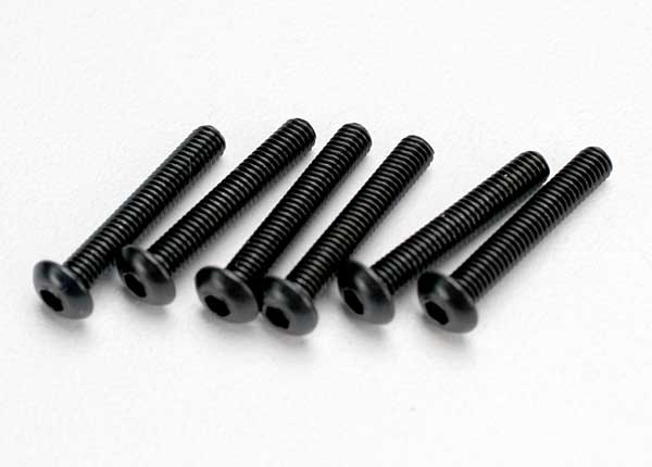 3X18Mm Button-Head Screws (6) Tra2583 AD-19711_602e4d21-620c-4b86-9e86-f7b6e44e680d