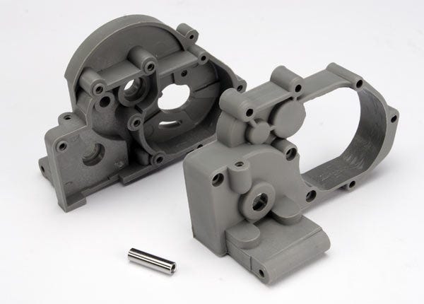 Trx-3691A Traxxas Gearbox Halves (L&R) (Grey) W/ Idler Gear Shaft AD-19767_c68cc3f8-9de0-49d2-8736-028b8c177497