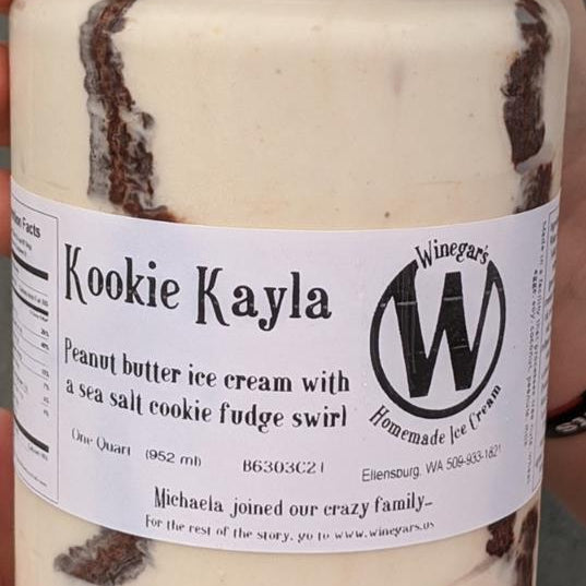 Winegars Ice Cream Quart - Kookie Kayla AD-20035_2315cf6c-6db3-40b1-b127-62d204099a68