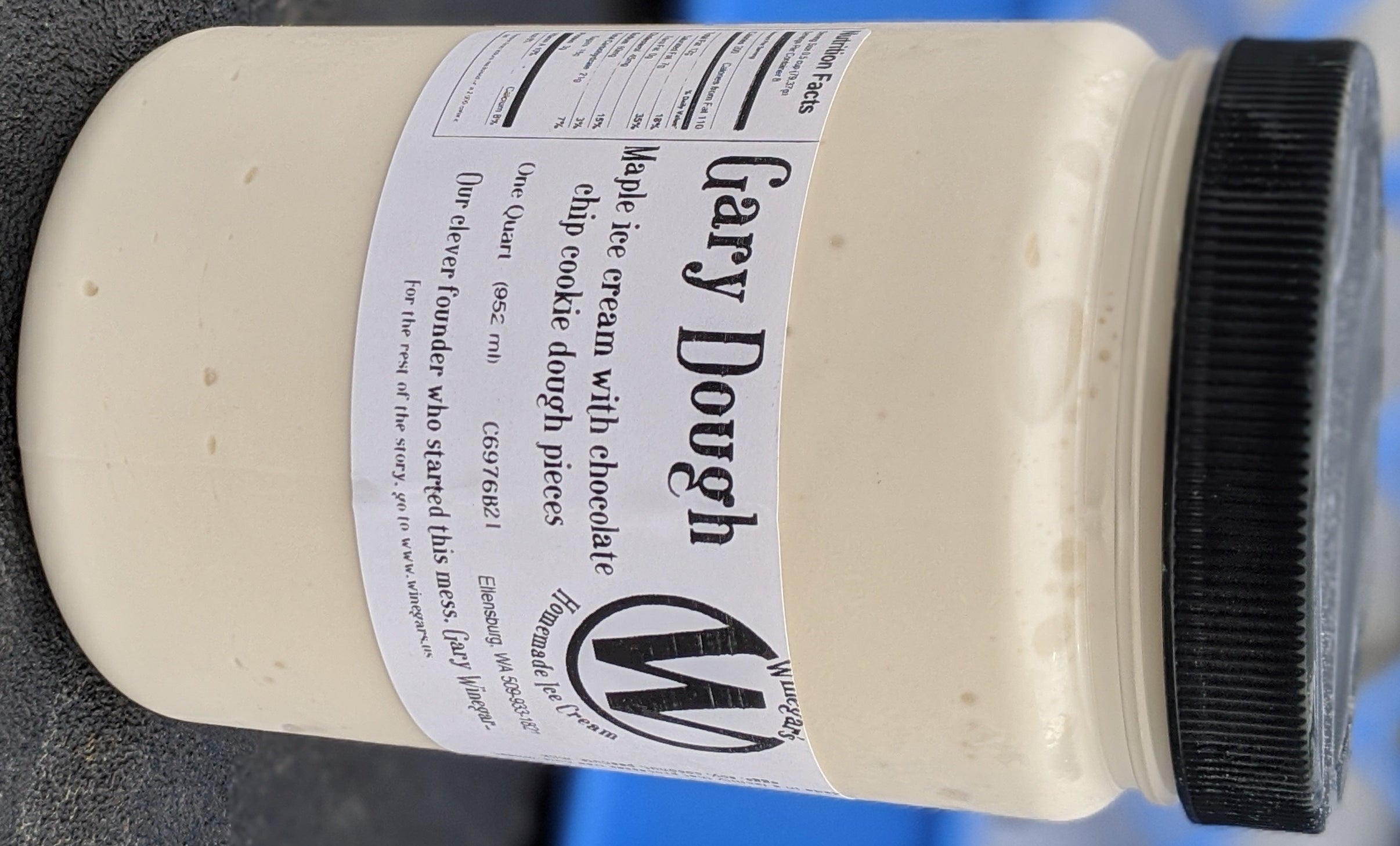 Winegars Ice Cream Quart - Gary Dough AD-20037_10962242-6309-4f98-8c45-d2c9aa002c1b
