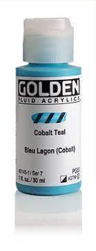 Fluid Acr Cobalt Teal 1Oz Arts & Crafts CW-10033