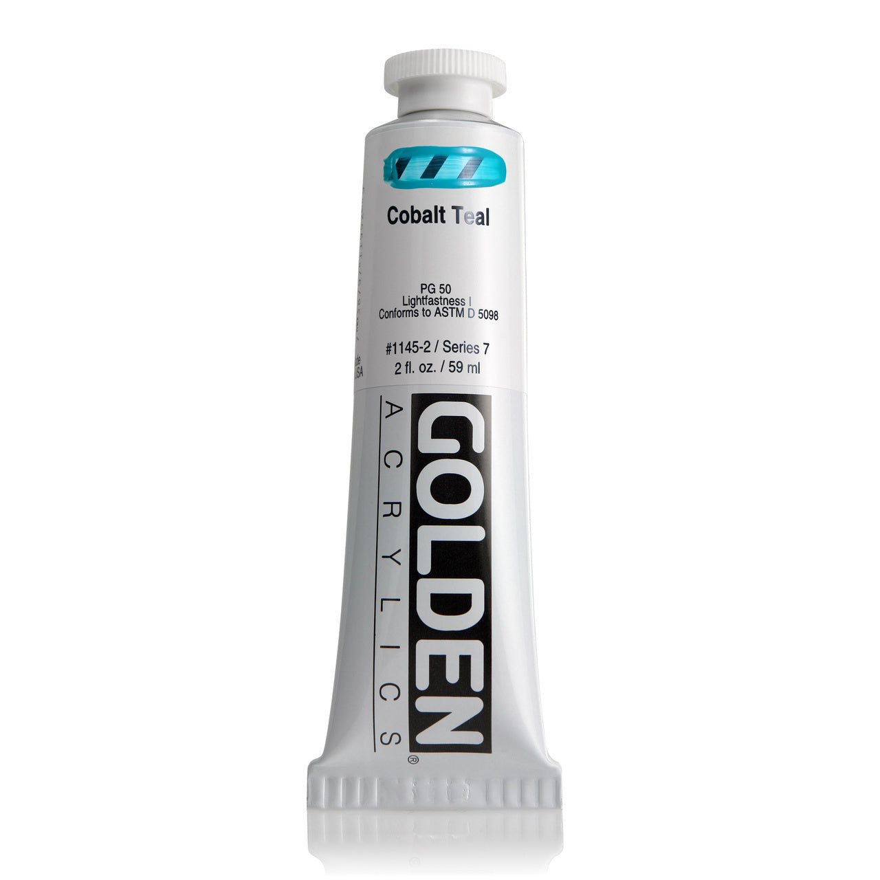 Hb Acrylic Paint Cobalt Teal 2Oz Arts & Crafts CW-10043_031fab93-90a2-4f7c-b7d7-8bc2c4074c2b
