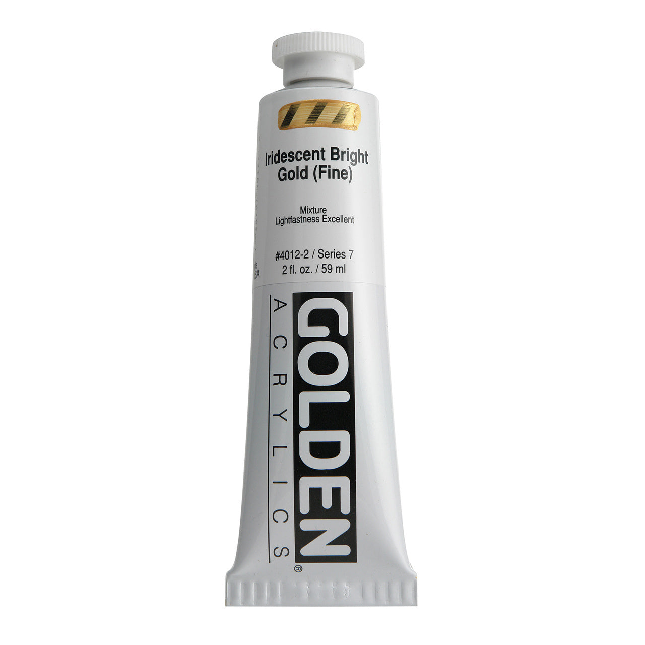 Golden Heavy Body Acrylic Iridescent Gold 2 Oz Arts & Crafts CW-10054_36d5b6c2-3df2-4172-a7bb-933542654147