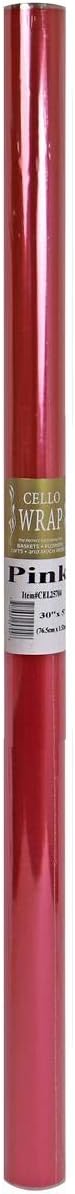 Pink Cello Wrap Roll 30"X5' CW-10075