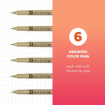 01 Micron Pen Set 6Pc CW-10114_1