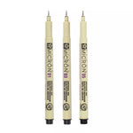 3Pc Micron Pen Black Set CW-10118_1