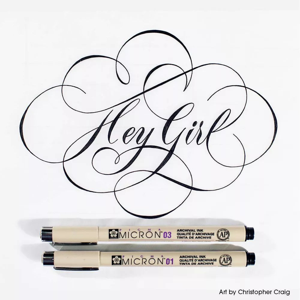 3Pc Micron Pen Black Set CW-10118_2