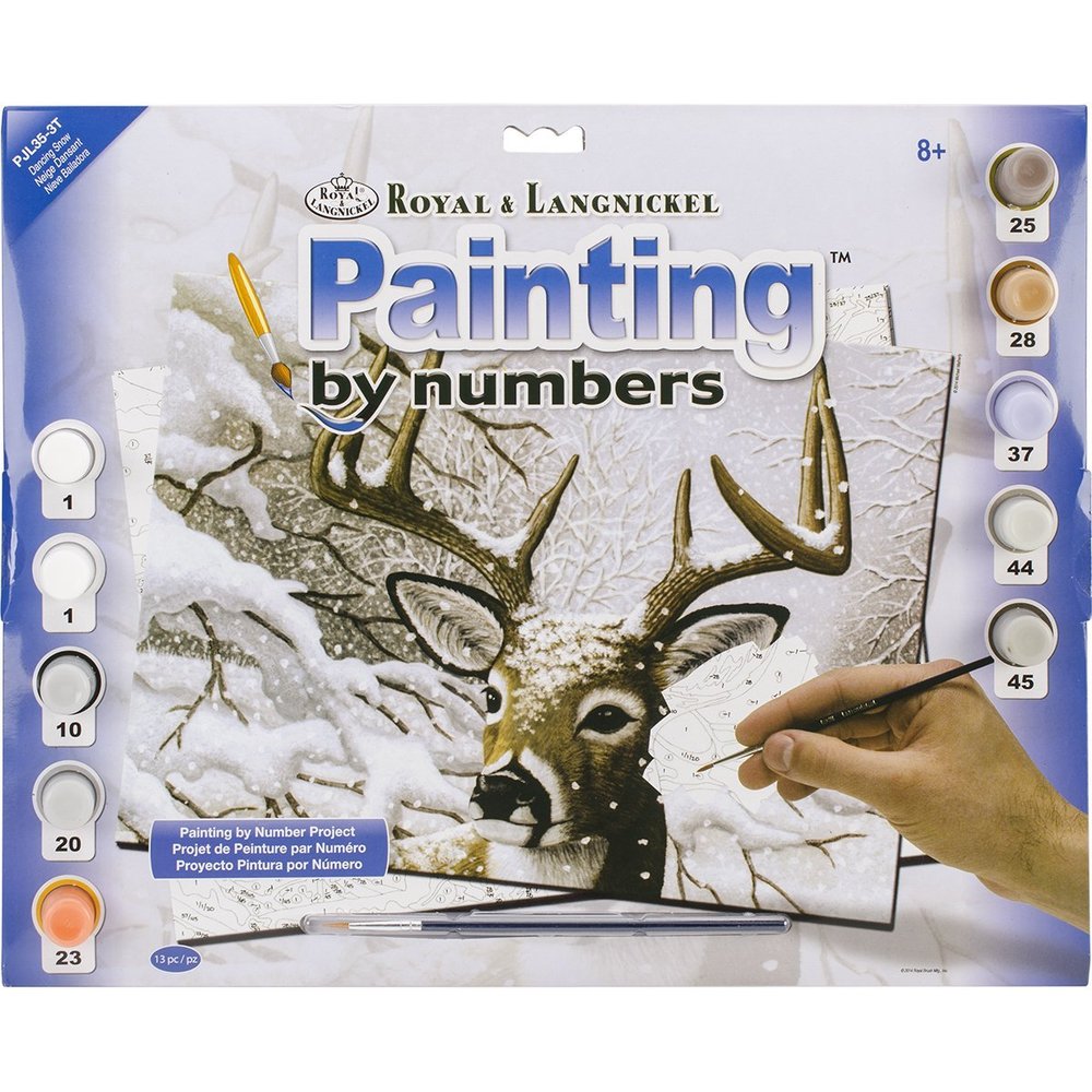 Dancing Snow Paint By Numbers CW-10482