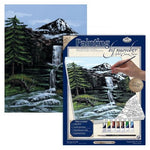 Mt Waterfall Paint By Number Canvas Small CW-10501