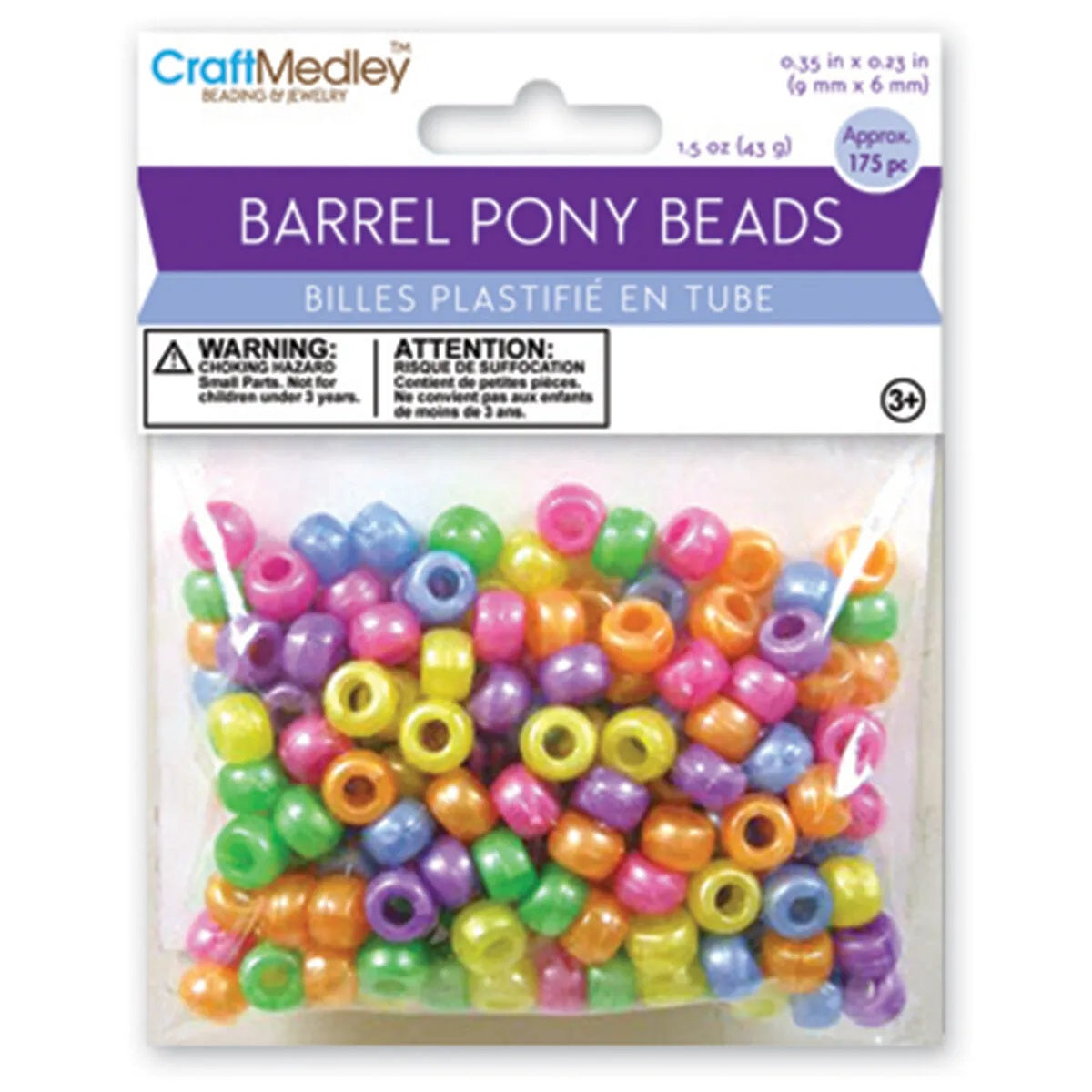 Pearl Pony Beads CW-10531