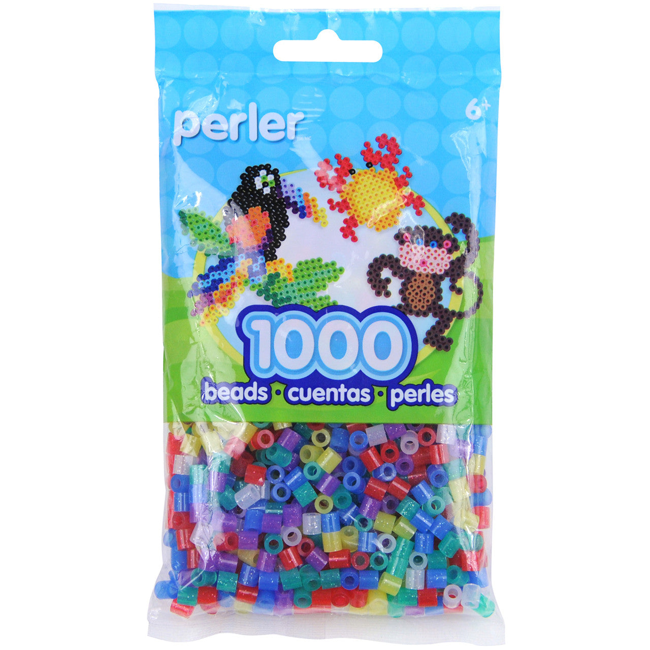 Glitter Perler Fuse Bead Mix CW-10538