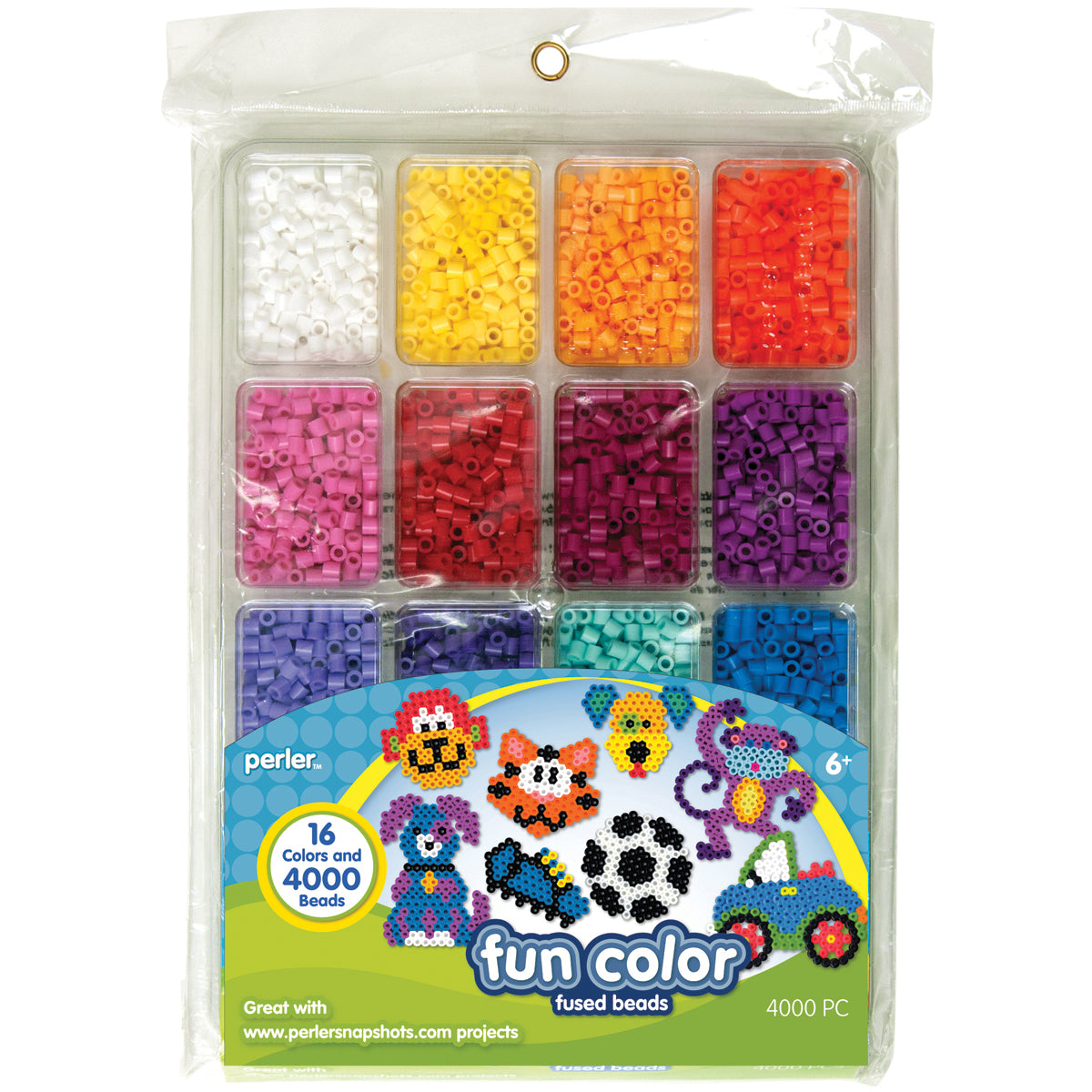 Fun Color Perler Bead Tray CW-10621