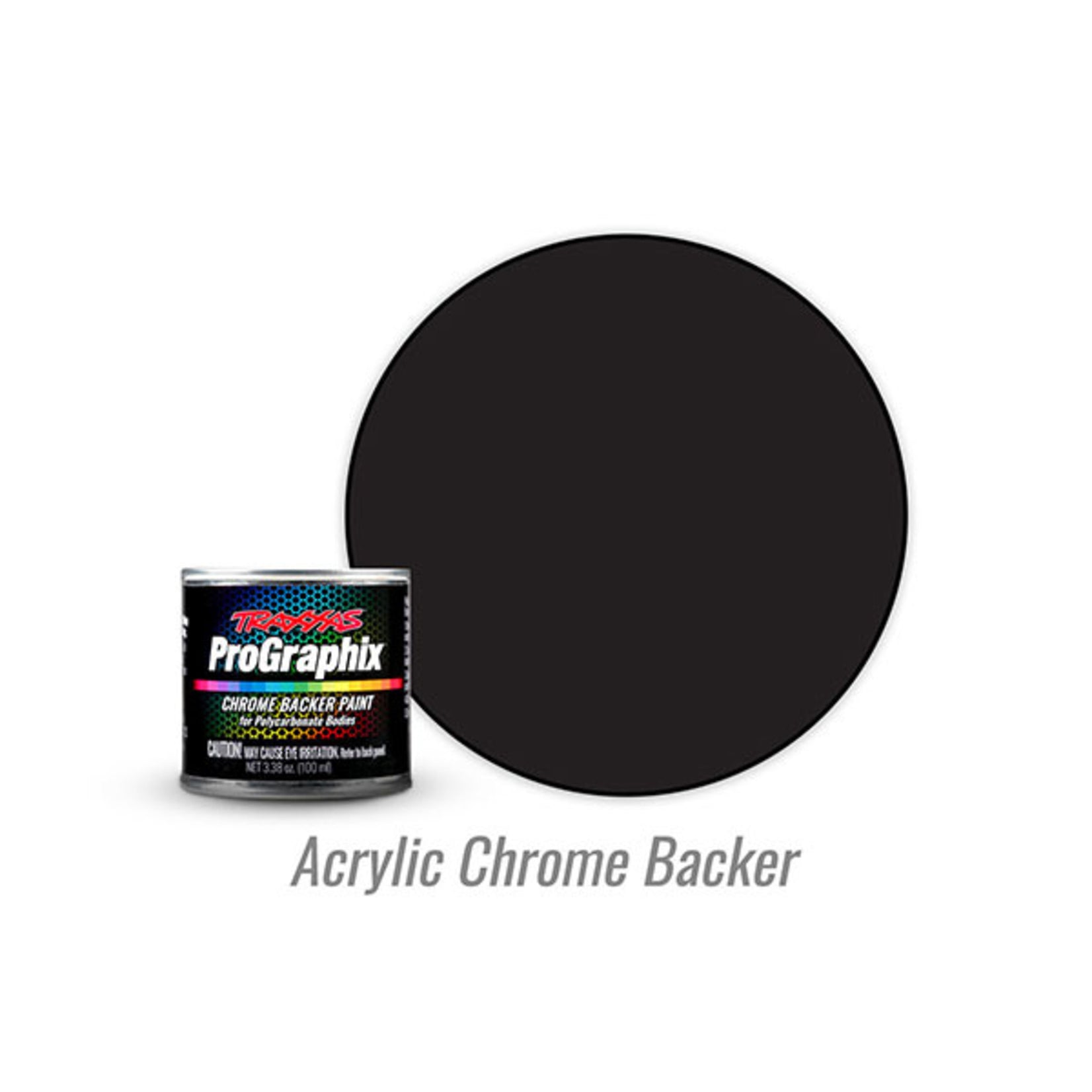 Trx-5044 Traxxas Black Acrylic Chrome Paint Backer CW-10838